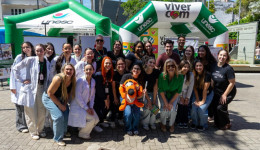 Unesc leva ações de saúde e informação à comunidade em atividade sobre os ODS