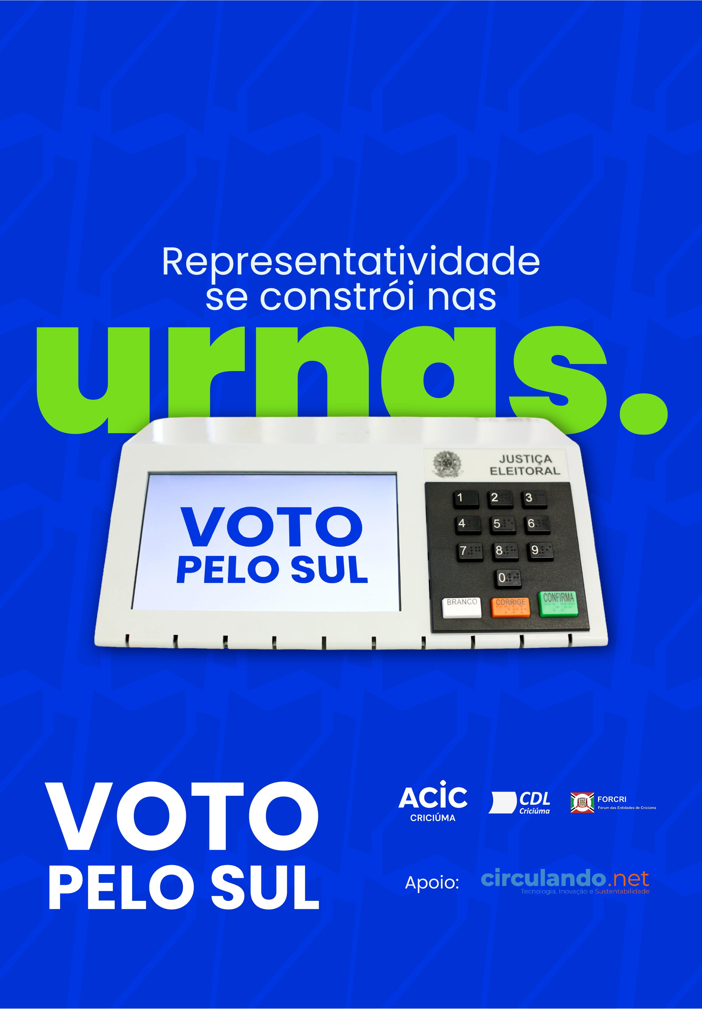 Voto pelo Sul vertical